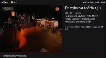 Darwinova teória - lampa